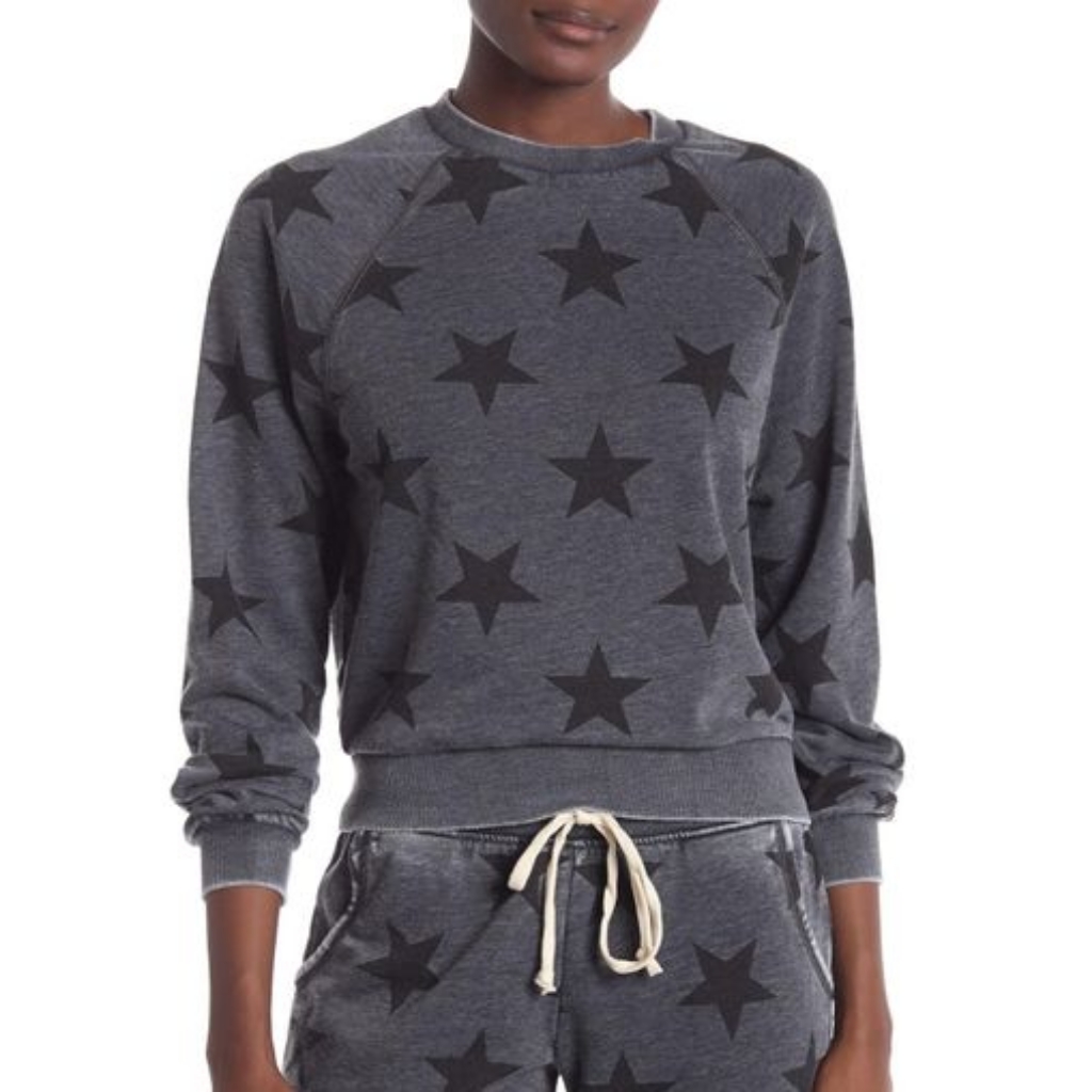 Star Printed Pullover